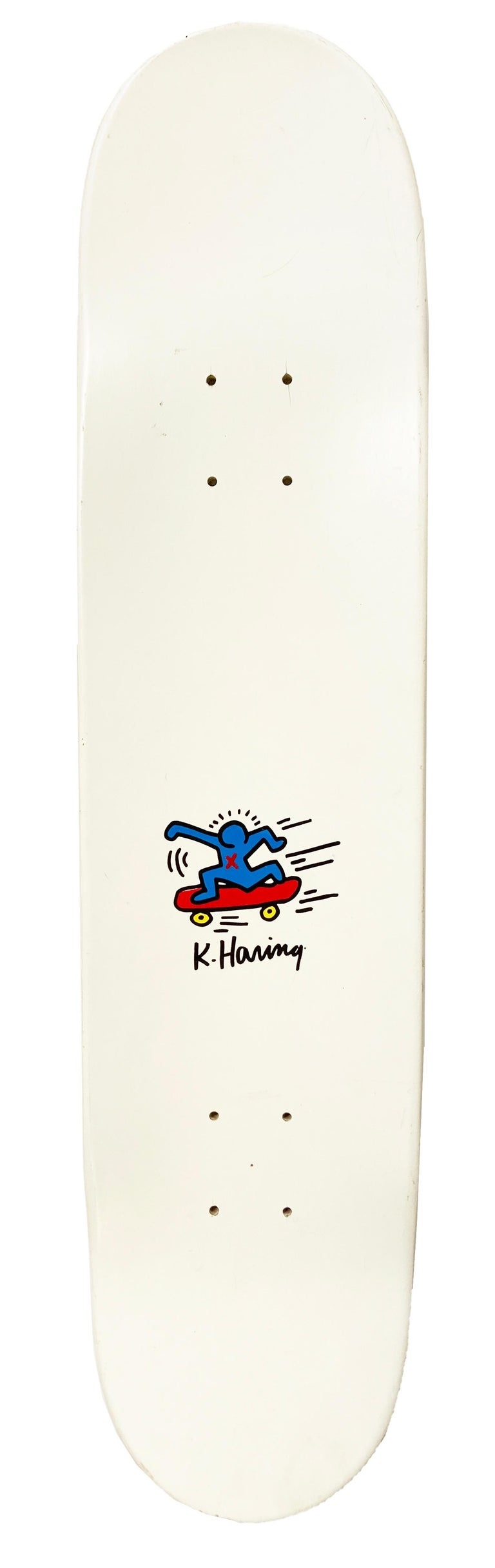 Vintage Keith Haring Skateboard Deck (Keith Haring Pop Shop) For Sale 1