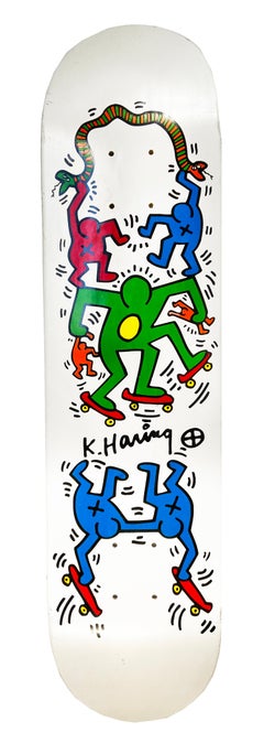 1980s Keith Haring Skateboard Deck (vintage Keith Haring Pop Shop)