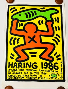 Keith Haring Stedelijk Museum 1986 (Keith Haring Stedelijk Museum poster 1986)