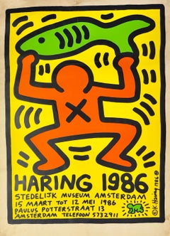 Keith Haring Stedelijk Museum 1986 (Cartel de Keith Haring del Museo Stedelijk 1986)