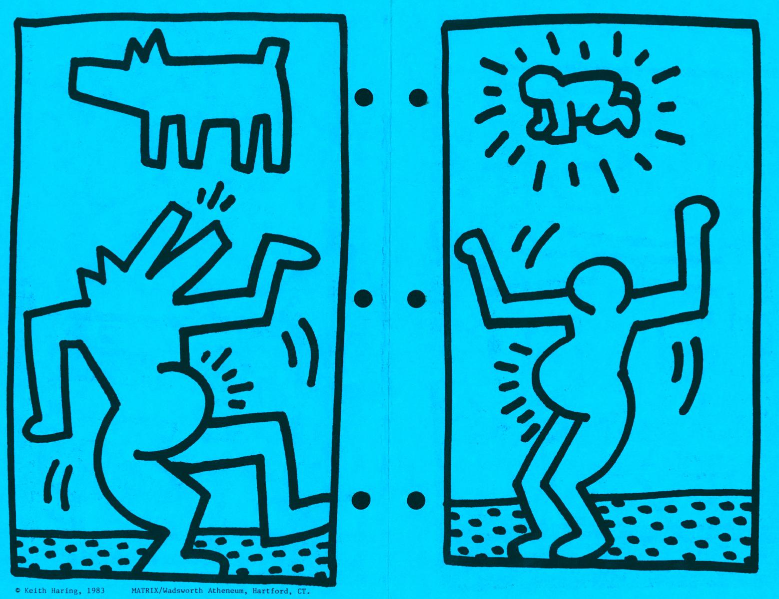 Keith Haring Subway Drawings 1983 (exhibition catalog) For Sale 1