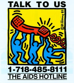 Keith Haring Talk To Us! 1989 (bag)