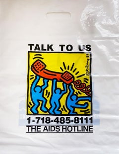 Keith Haring Talk To Us! 1989 (bag)