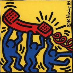 Keith Haring Talk To Us! 1989 (Keith Haring Aids hotline)