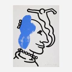 KEITH HARING 'THE STORY OF RED AND BLUE - 1990, L. pp. 128-13, SIGNED & NUMBERED