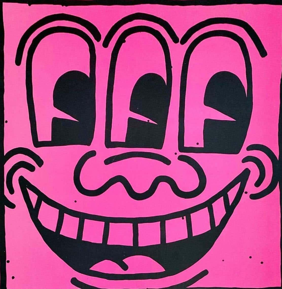 Keith Haring Tony Shafrazi gallery 1991 (announcement) 1
