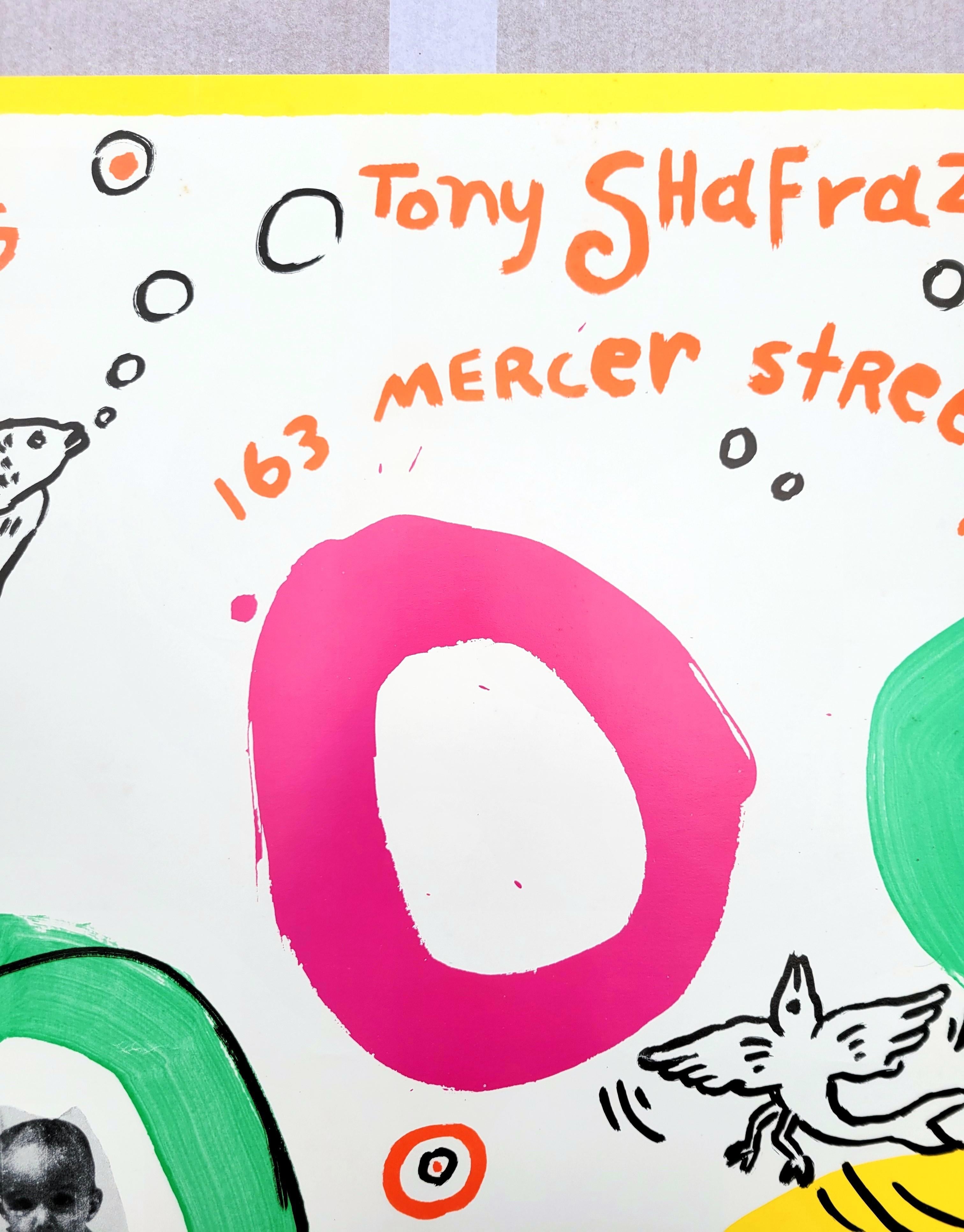 Keith Haring: Tony Shafrazi Gallery Poster /// New York Street Pop Art Exhibit For Sale 5