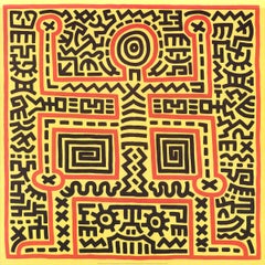 „Ohne Titel (1983)“ von Keith Haring, 1992-Poster