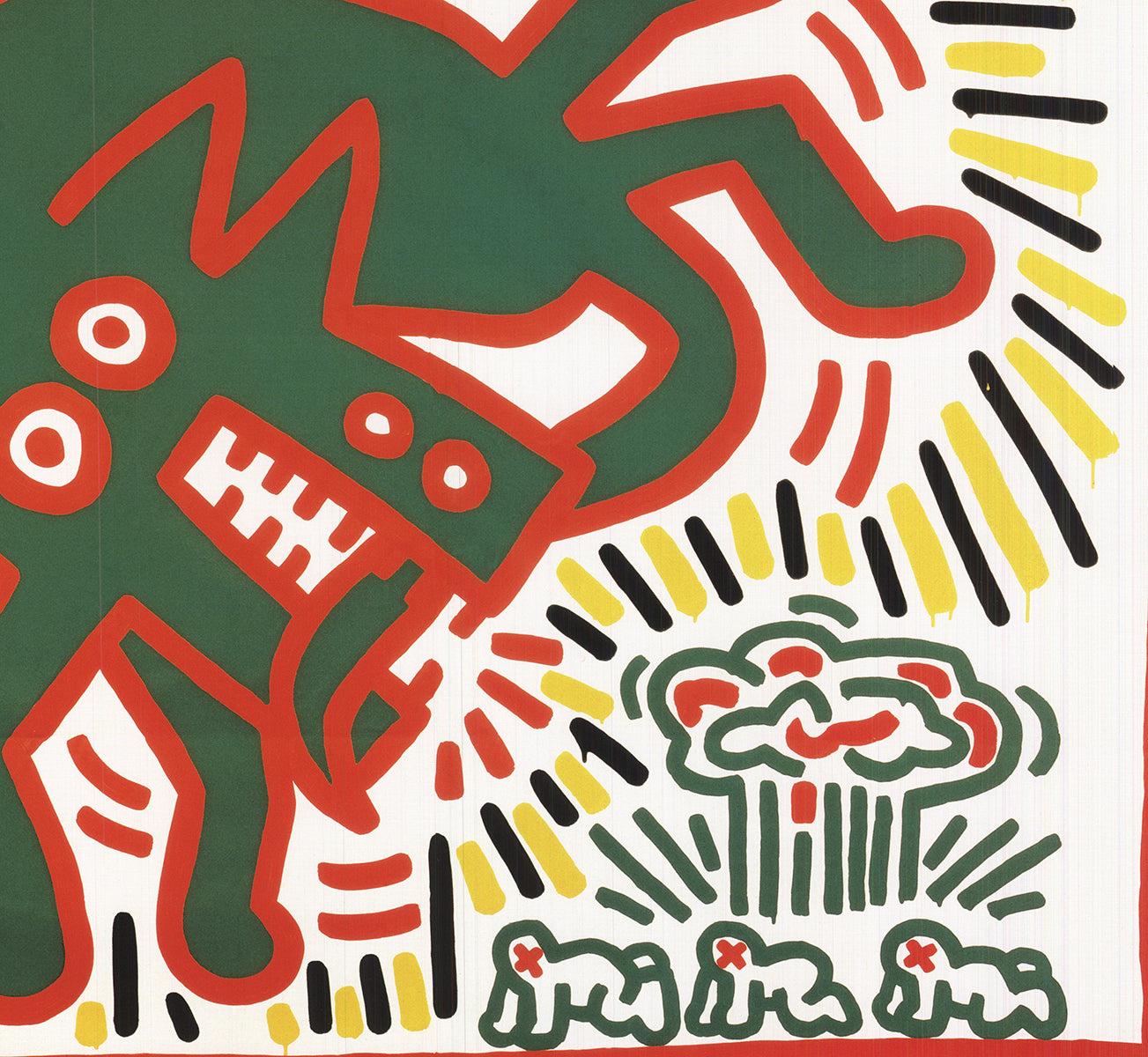 Offsetlithographie „Ohne Titel“, Keith Haring, 1983“, Offsetlithographie 2008 im Angebot 3