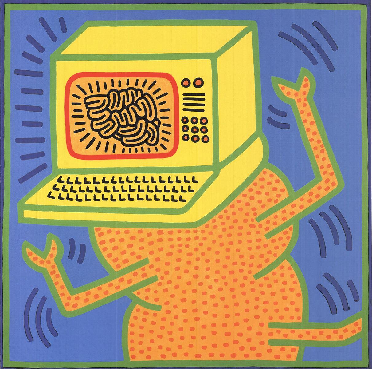Keith Haring 'Untitled, 1984' 2008- Offset Lithograph For Sale 1