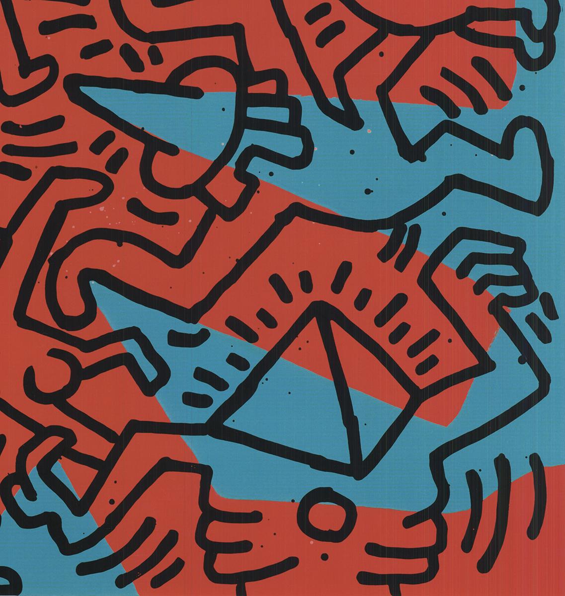 Offsetlithographie „Ohne Titel, 1984“, Keith Haring 2009- Offsetlithographie im Angebot 3