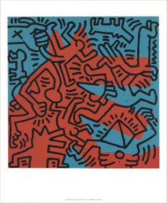 Keith Haring « Untitled, 1984 » 2009- Lithographie offset