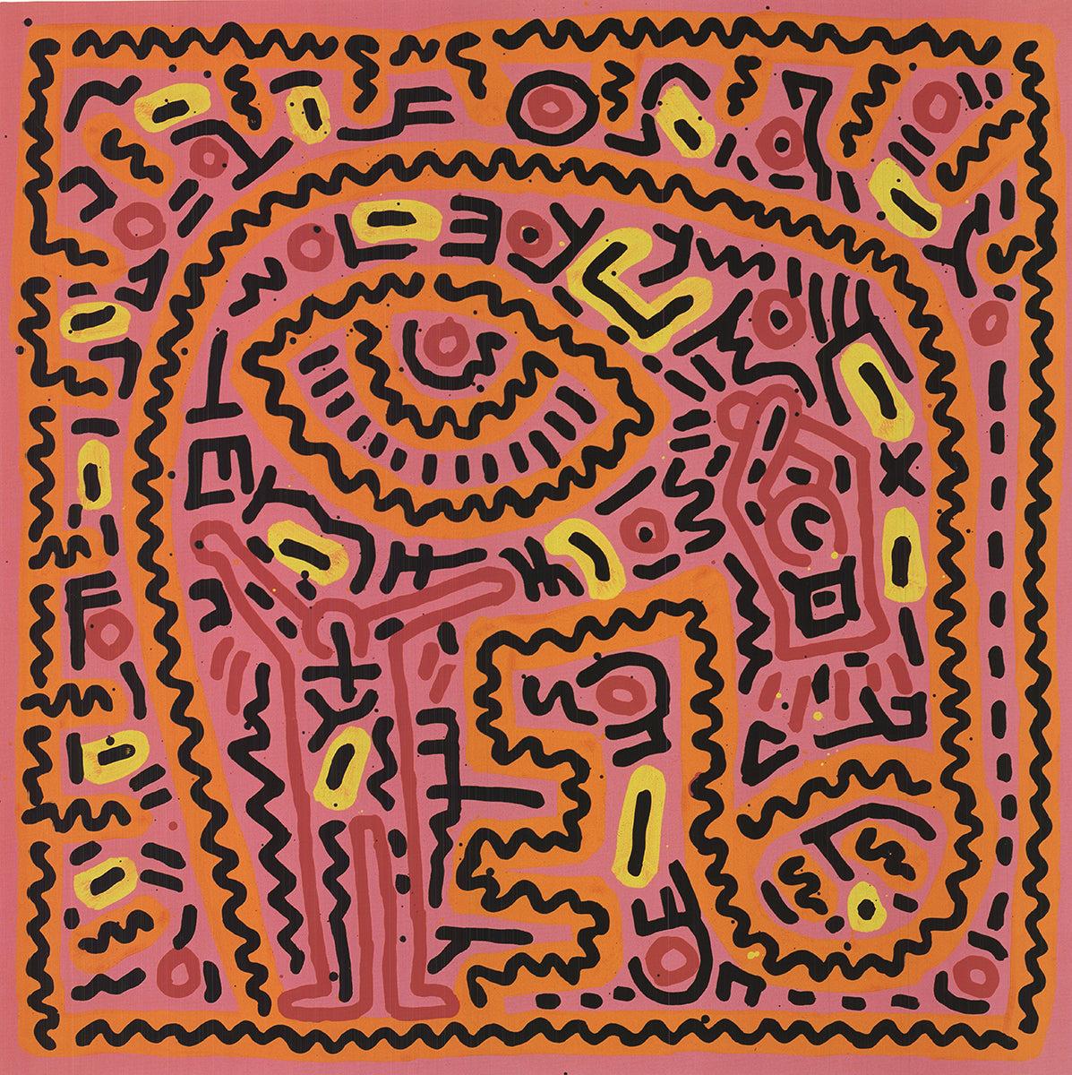 Keith Haring 'Untitled, 1984' 2010- Pop Art Vintage For Sale 1