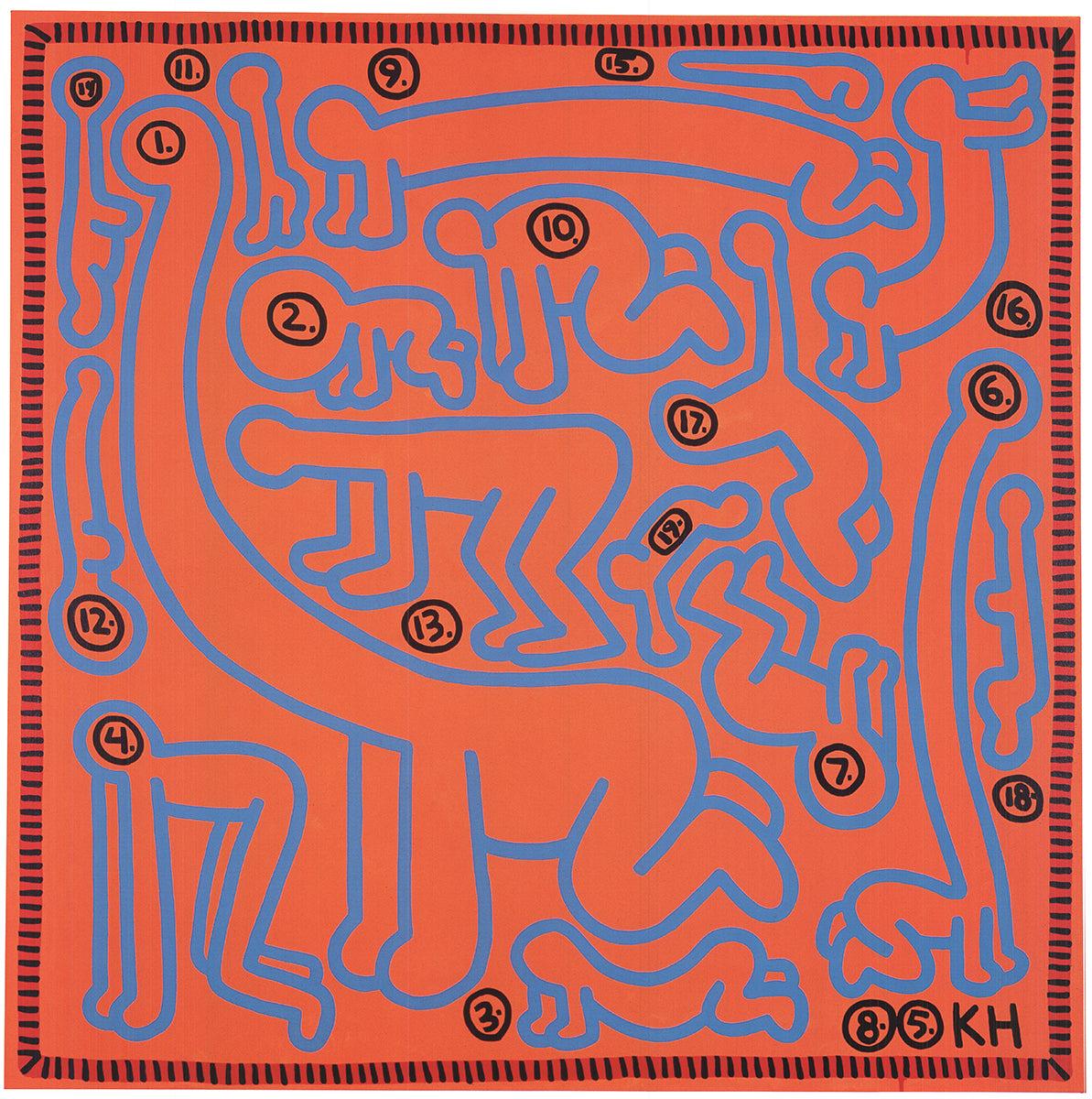 Keith Haring 'Untitled, 1985' 2007- Offset Lithograph For Sale 1