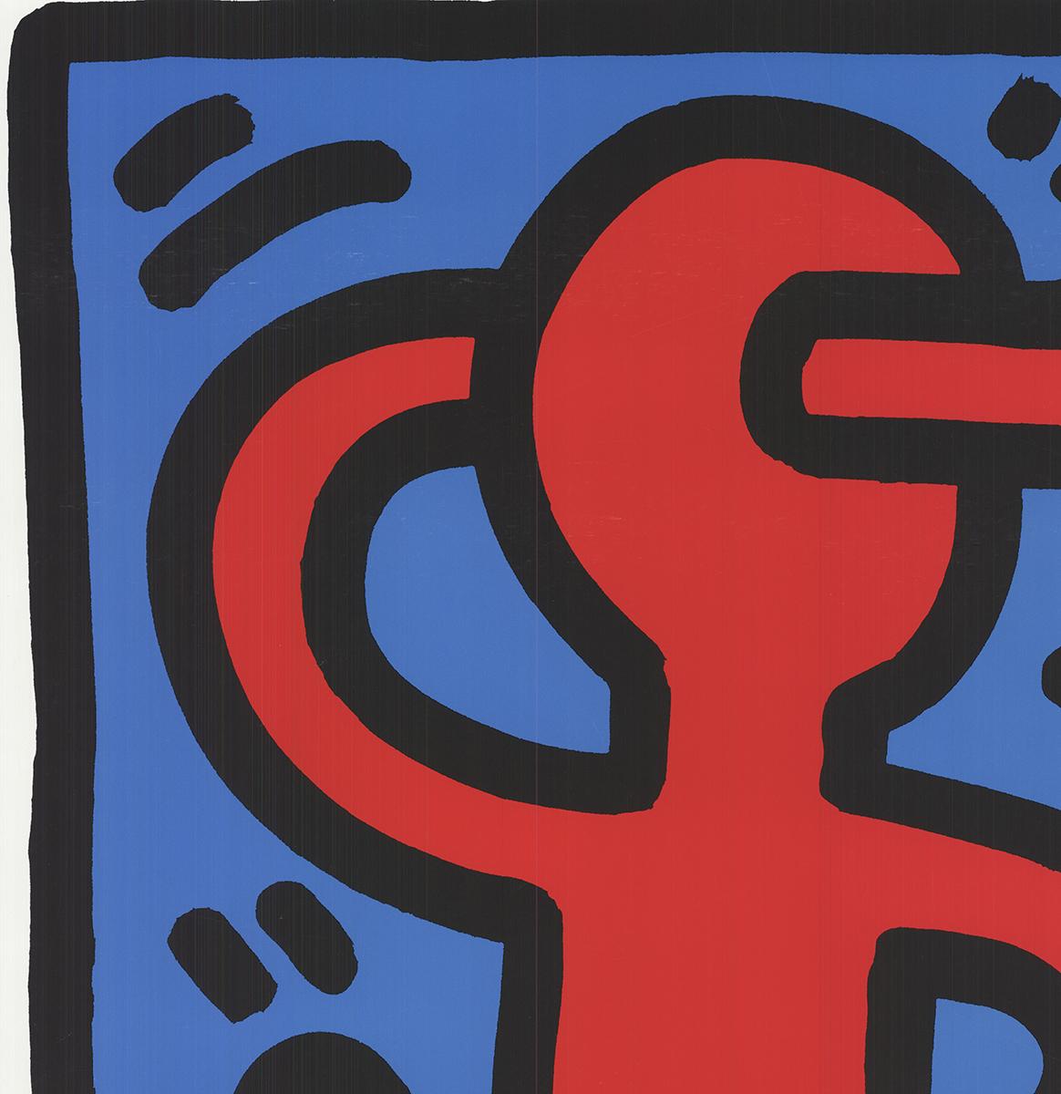 „Ohne Titel (1987)“ 1987-Poster von Keith Haring im Angebot 2