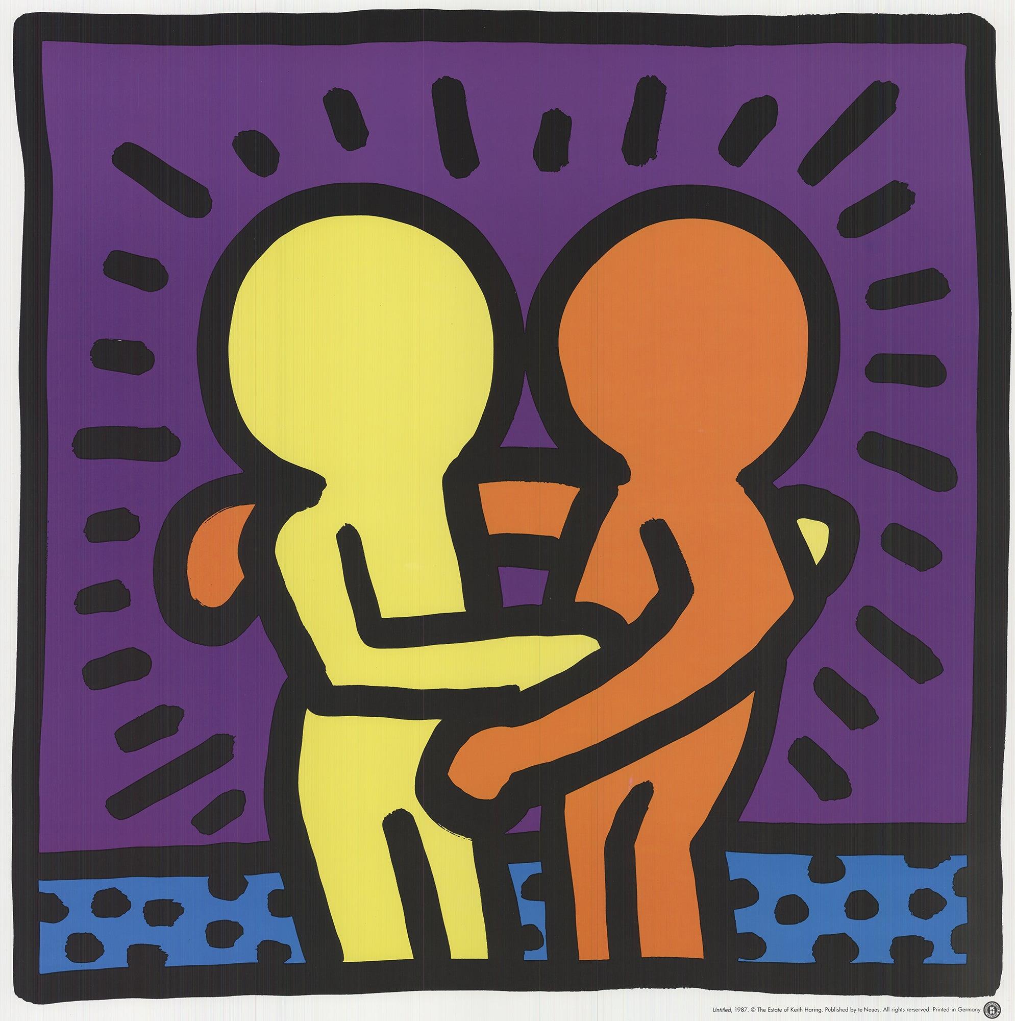 Keith Haring „Ohne Titel (1987)“ 1989- Vintage- Pop Art Pop Art 1