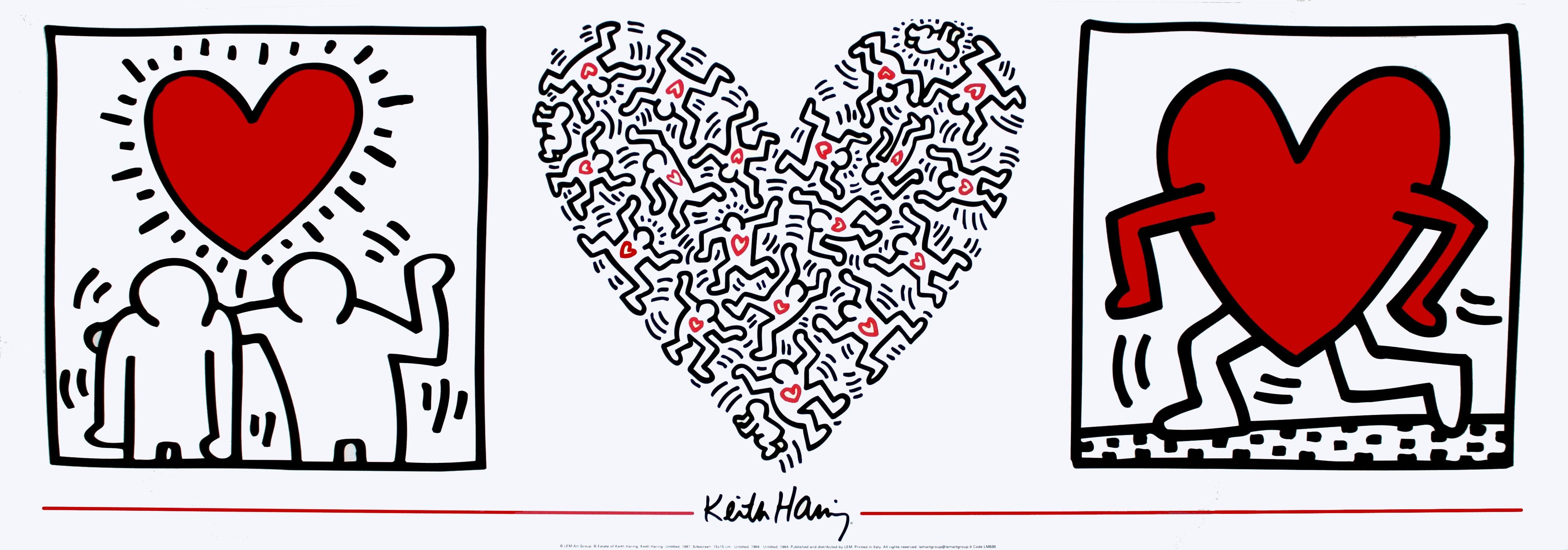 Keith Haring 'Untitled (1987)' 1989- Pop Art Vintage