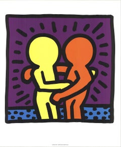 Offsetlithographie „Ohne Titel, 1987“ von Keith Haring, 2007