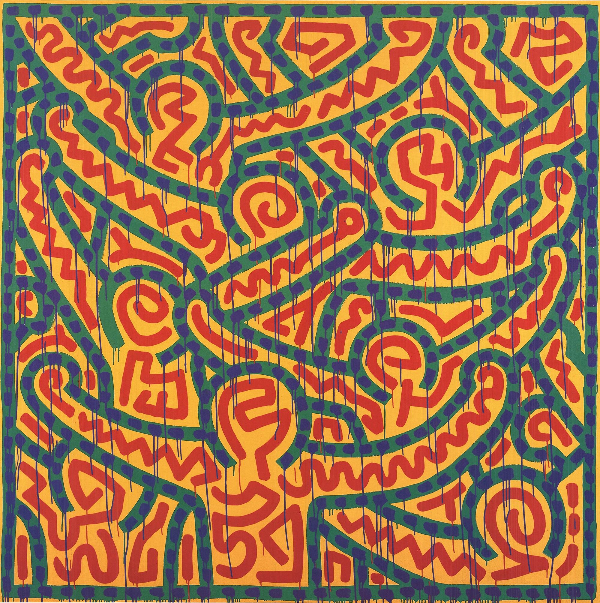 Keith Haring 'Untitled, 1989' 1998- Offset Lithograph For Sale 1