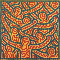 Keith Haring 'Untitled, 1989' 1998- Offset Lithograph