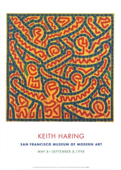 Keith Haring 'Untitled, 1989' 1998- Offset Lithograph