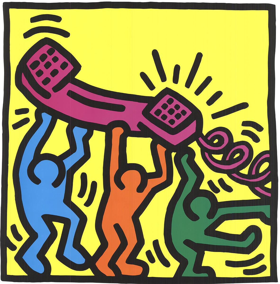 Keith Haring 'Untitled, 1989' 2008- Lithographie offset en vente 1