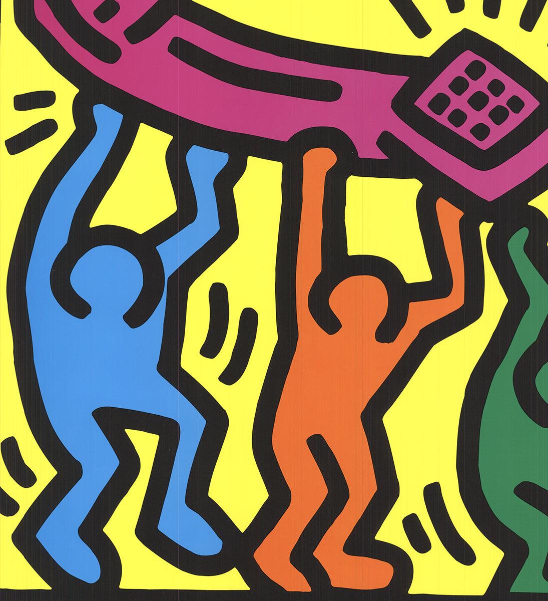 Keith Haring 'Untitled, 1989' 2008- Lithographie offset en vente 2
