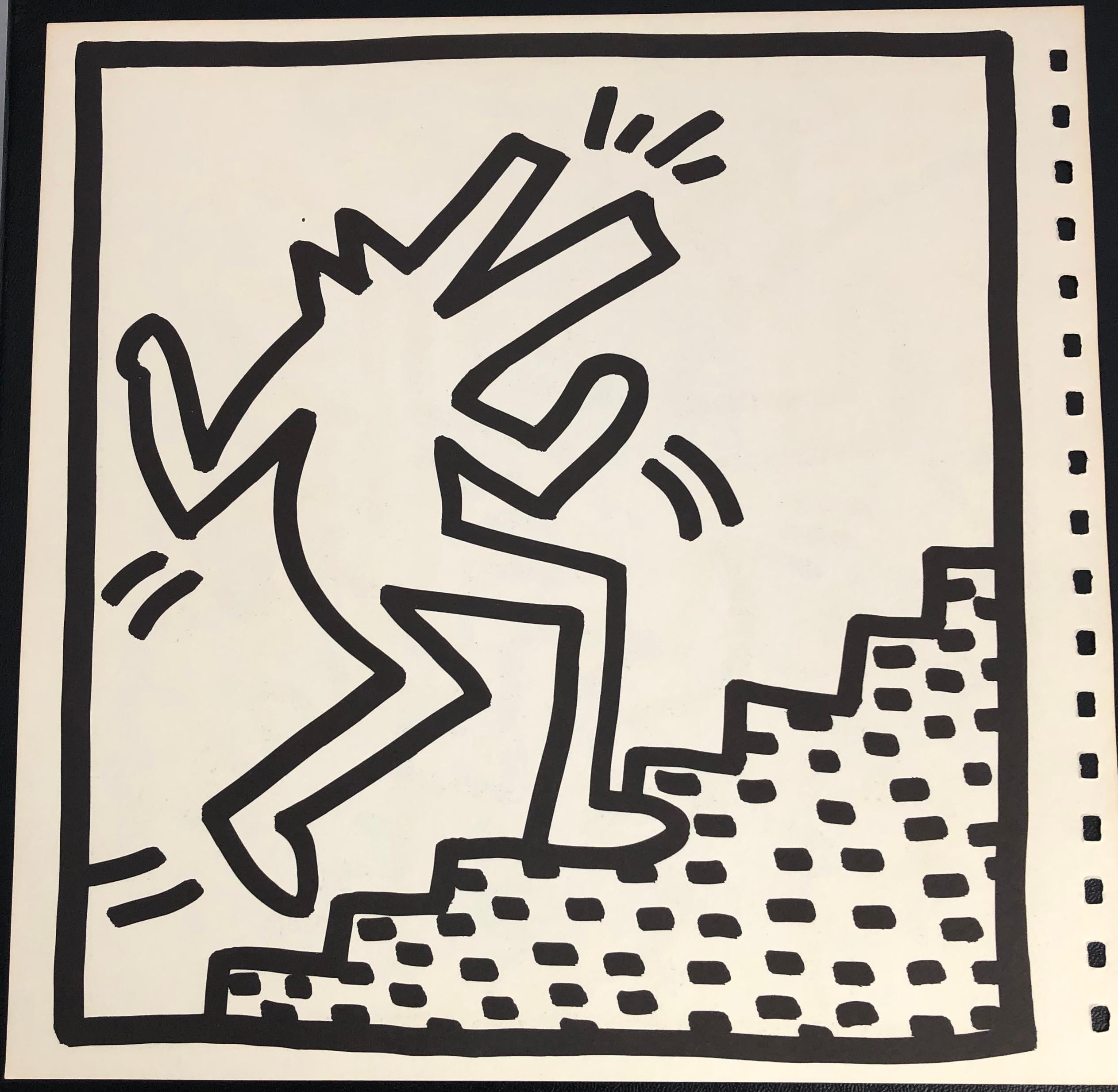 Keith Haring (untitled) Flying Angel lithograph 1982  1