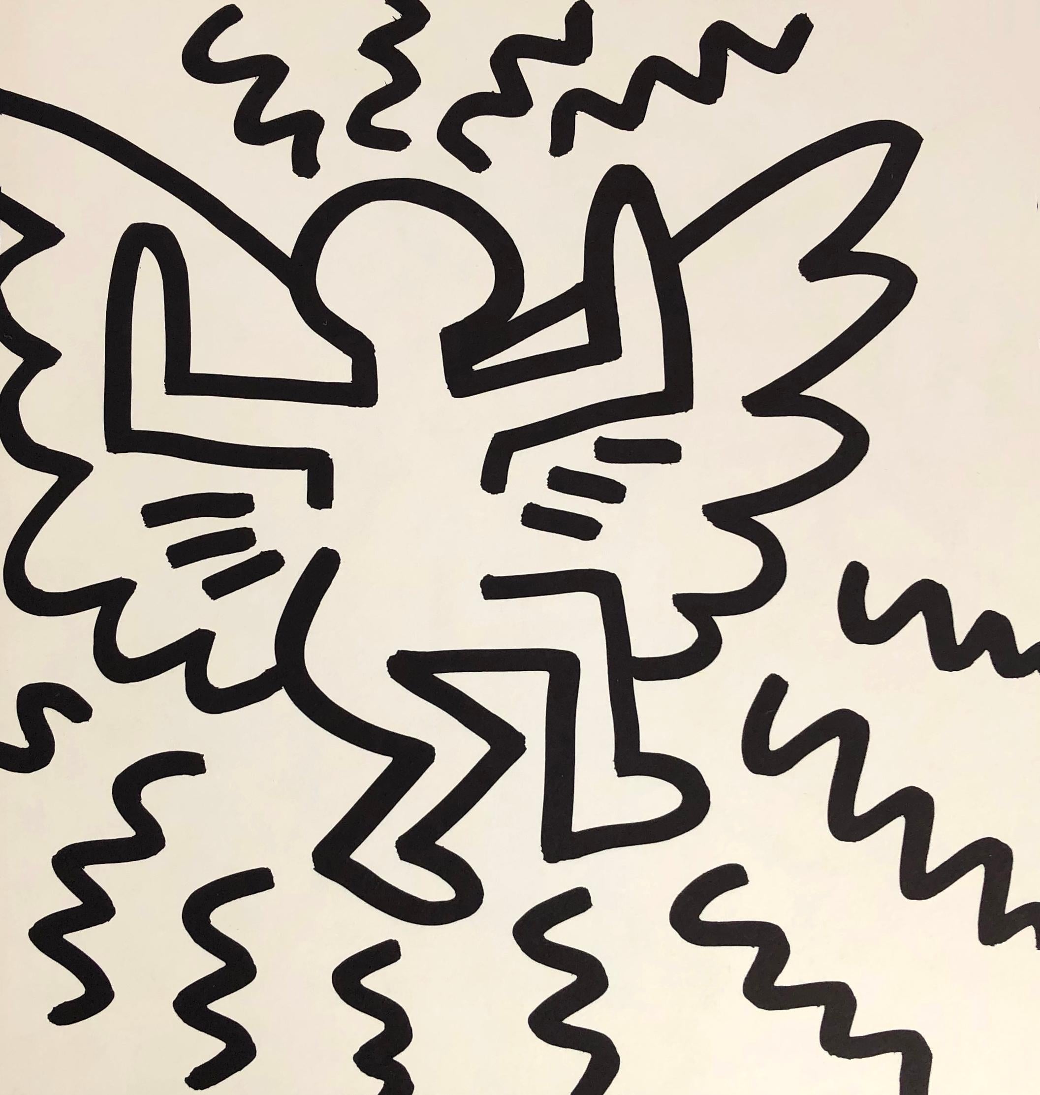 keith haring angel