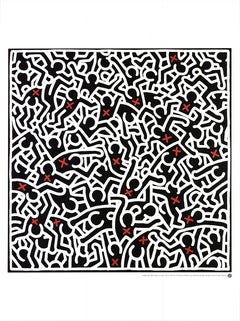 Vintage Keith Haring 'Untitled (April 1985)' 1998- Poster