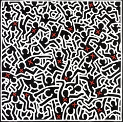 Keith Haring 'Untitled (April 1985)' 1998- Vintage Pop Art