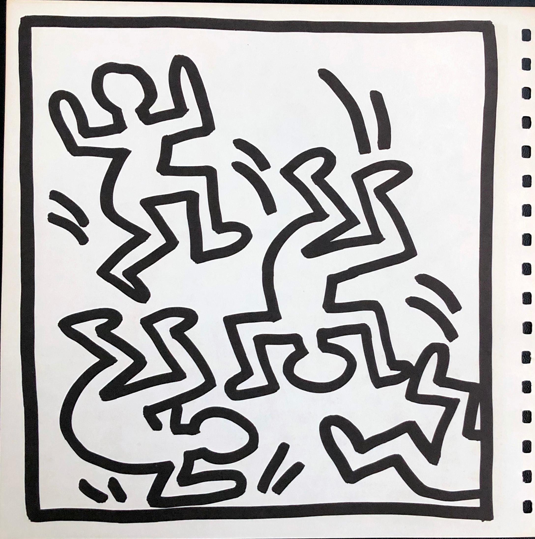 Keith Haring (untitled) barking dog lithograph 1982 (Haring prints)  2