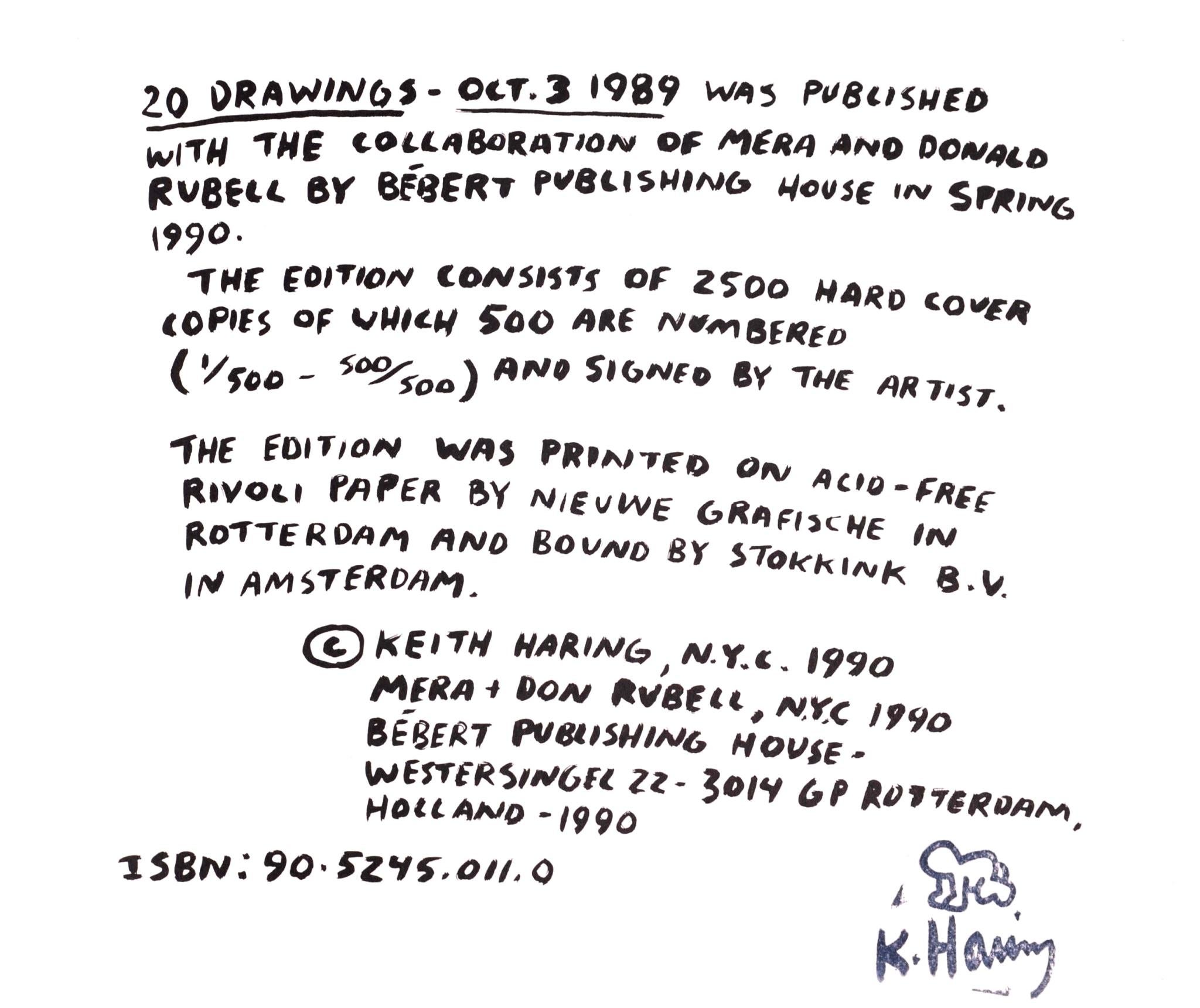 Keith Haring, Sans titre, extrait de Against All Odds, 1990 en vente 5