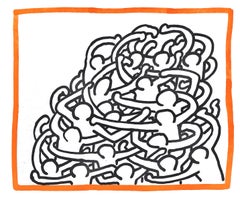 Keith Haring, Untitled, from Against All Odds, 1990