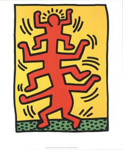 „Untitled (From the Growing Series), 1988“, Offset-Lithographie von Keith Haring, 2008
