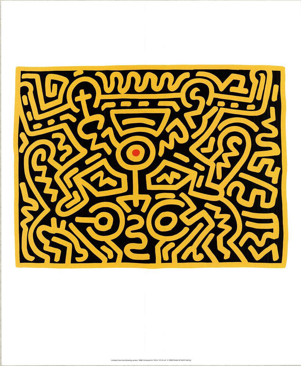 Keith Haring 'Untitled (From the Growing Series)' 2008- Offset Lithograph