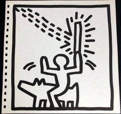 Keith Haring (untitled) Laser Beam lithograph 1982