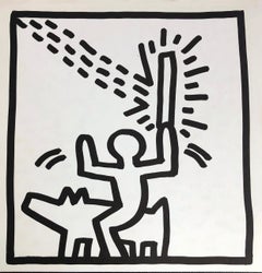 Keith Haring (untitled) Laser Beam lithograph 1982