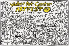 Keith Haring Walker Art Center poster 1984 (Keith Haring prints) 