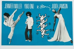Keith Haring Yoko Ono 1987 (announcement)