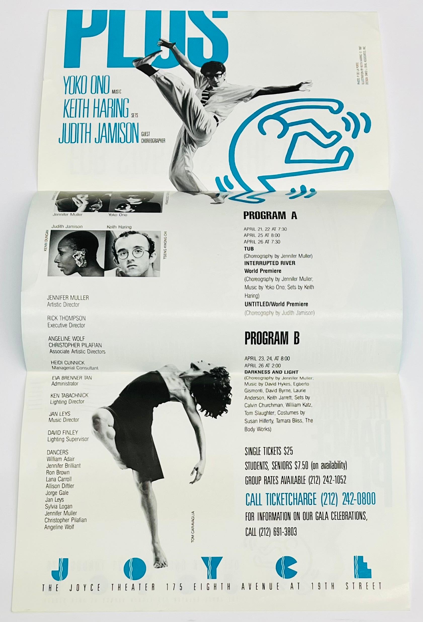 Keith Haring Yoko Ono 1987 (Ankündigung)  im Angebot 4