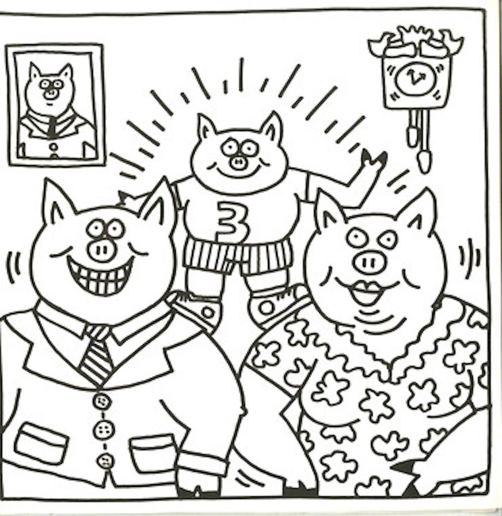 Keith Haring
Ausmalbuch (Künstlerbuch mit 20 gebundenen Offsetlithographien), 1985, 1986
Künstlerbuch mit 20 gehefteten Offsetlithographien
Signierte Platte auf dem Titelblatt; mit Copyright-Stempel von Verlag und Künstler und Text.
Limitierte