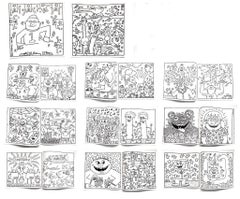 Limited Edition Coloring Book (Artist Book of 20 Bound Offset Lithographs), 1985