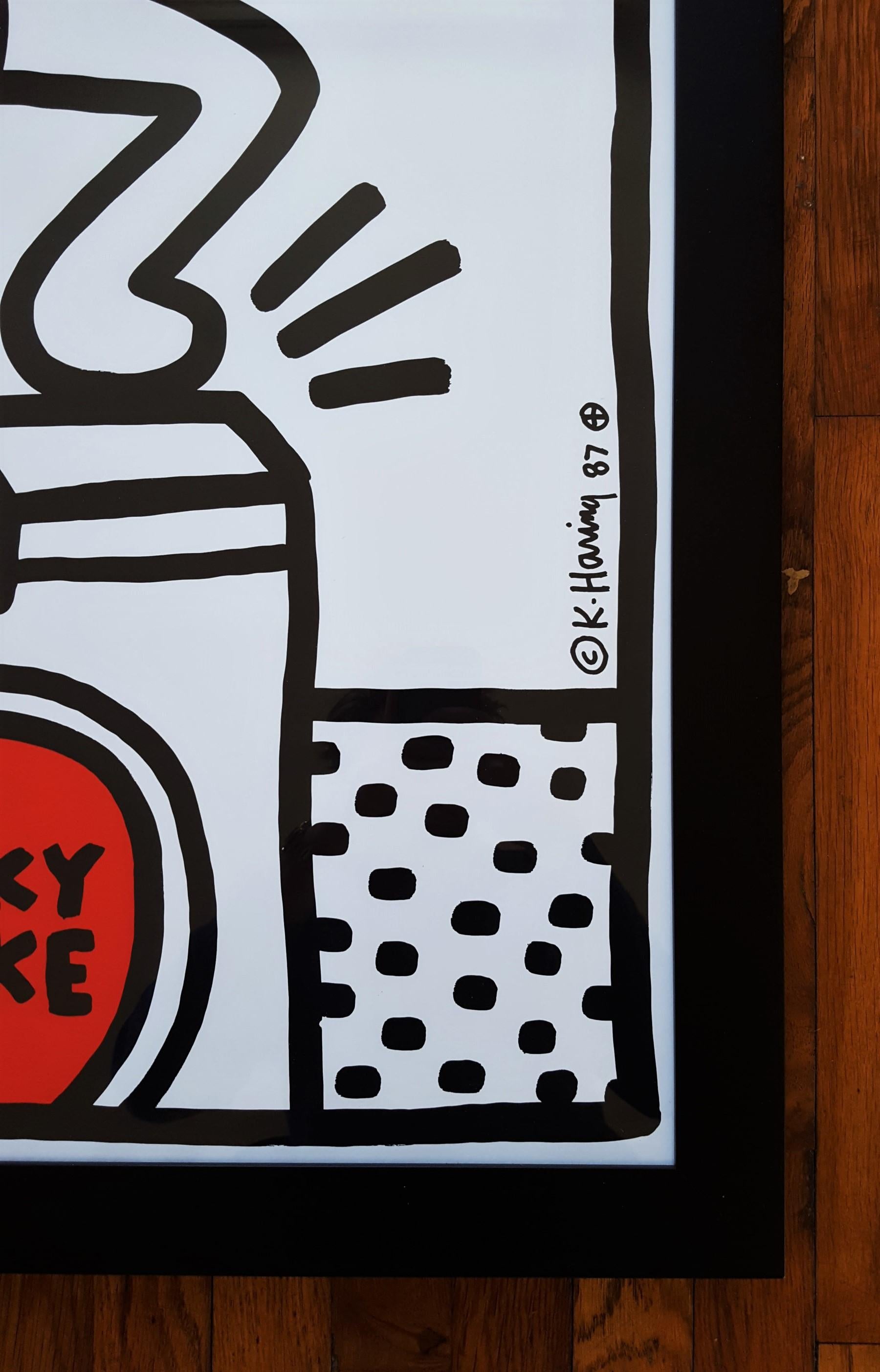 Lucky Strike I - Pop Art Print by Keith Haring
