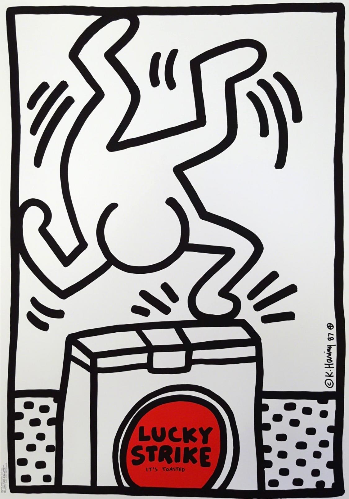 Keith Haring Figurative Print - Lucky Strike I