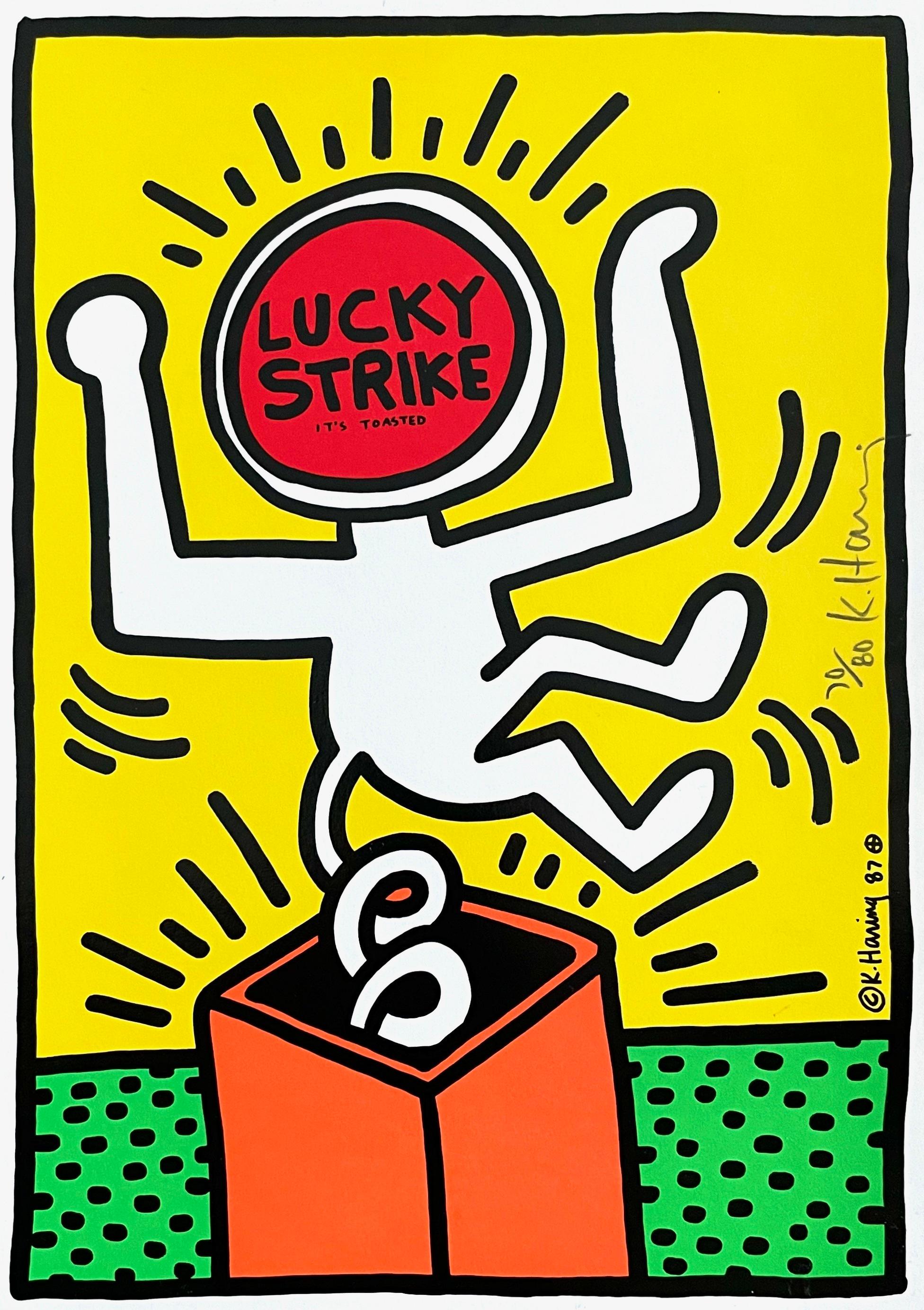 Landscape Print di Keith Haring - Lucky Strike (Littmann P. 78)