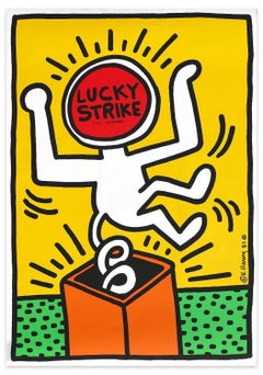 Lucky Strike It's Toasted - Keith Haring - Screen Print - 1987