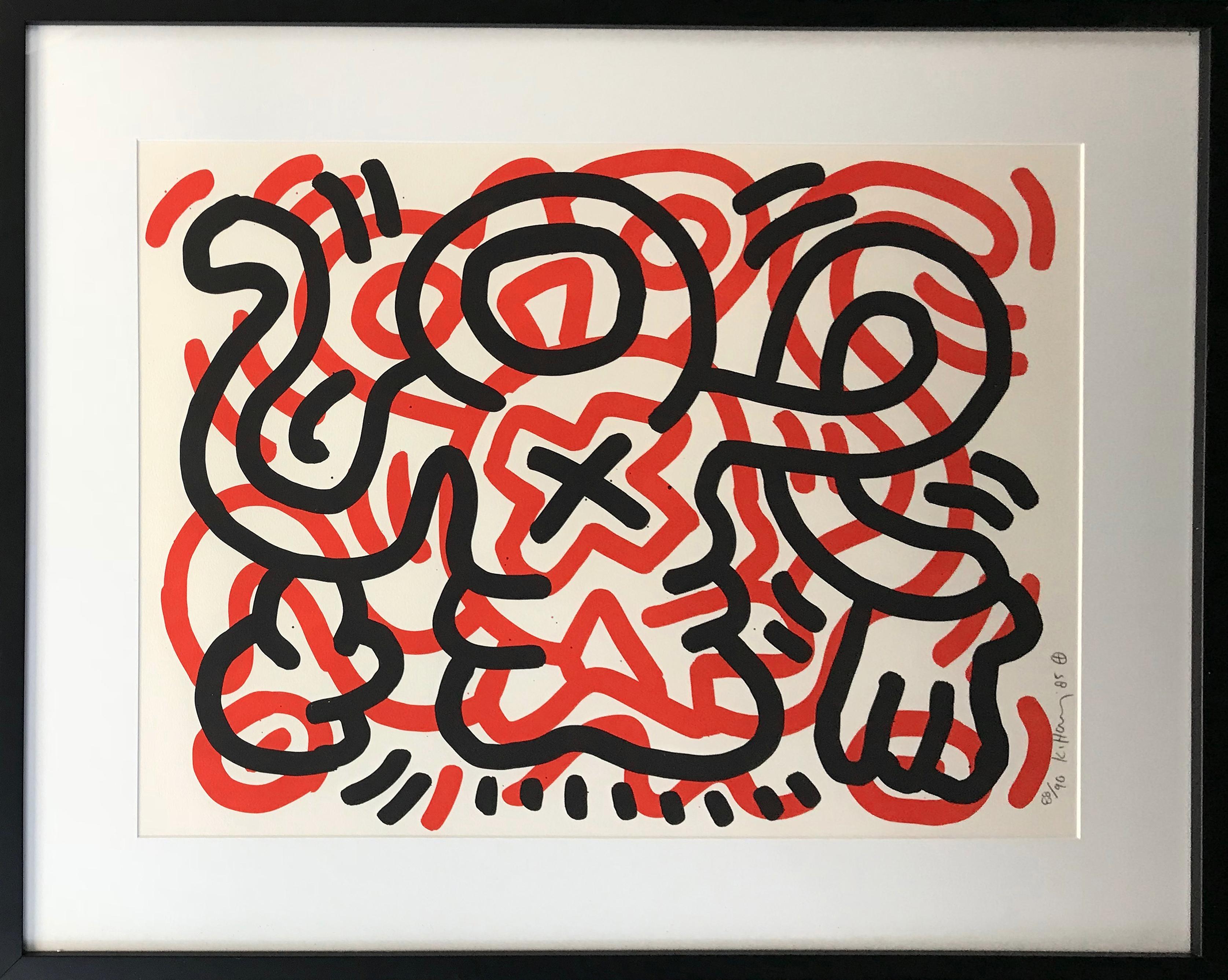 LUDO - Print by Keith Haring