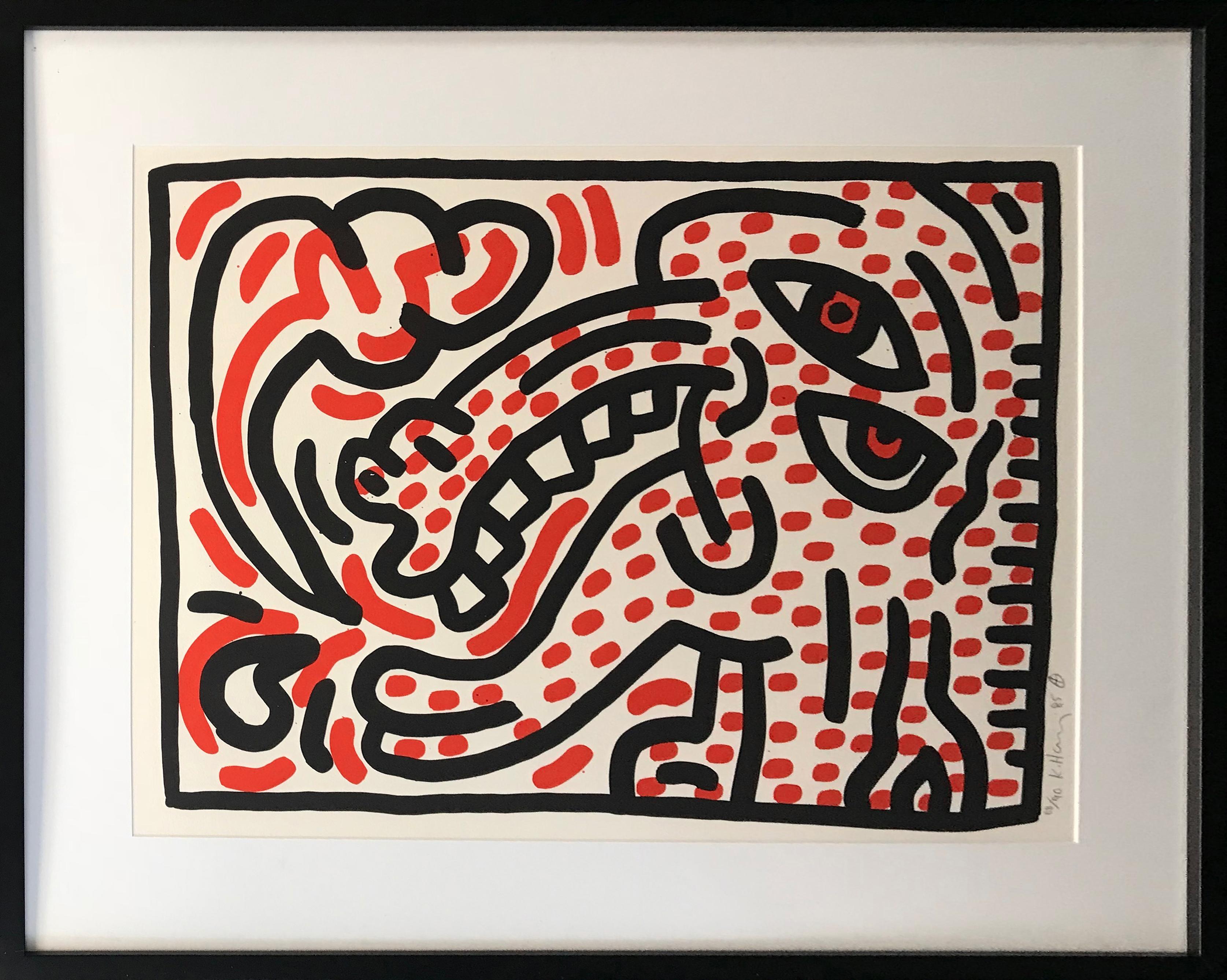 LUDO - Pop Art Print by Keith Haring