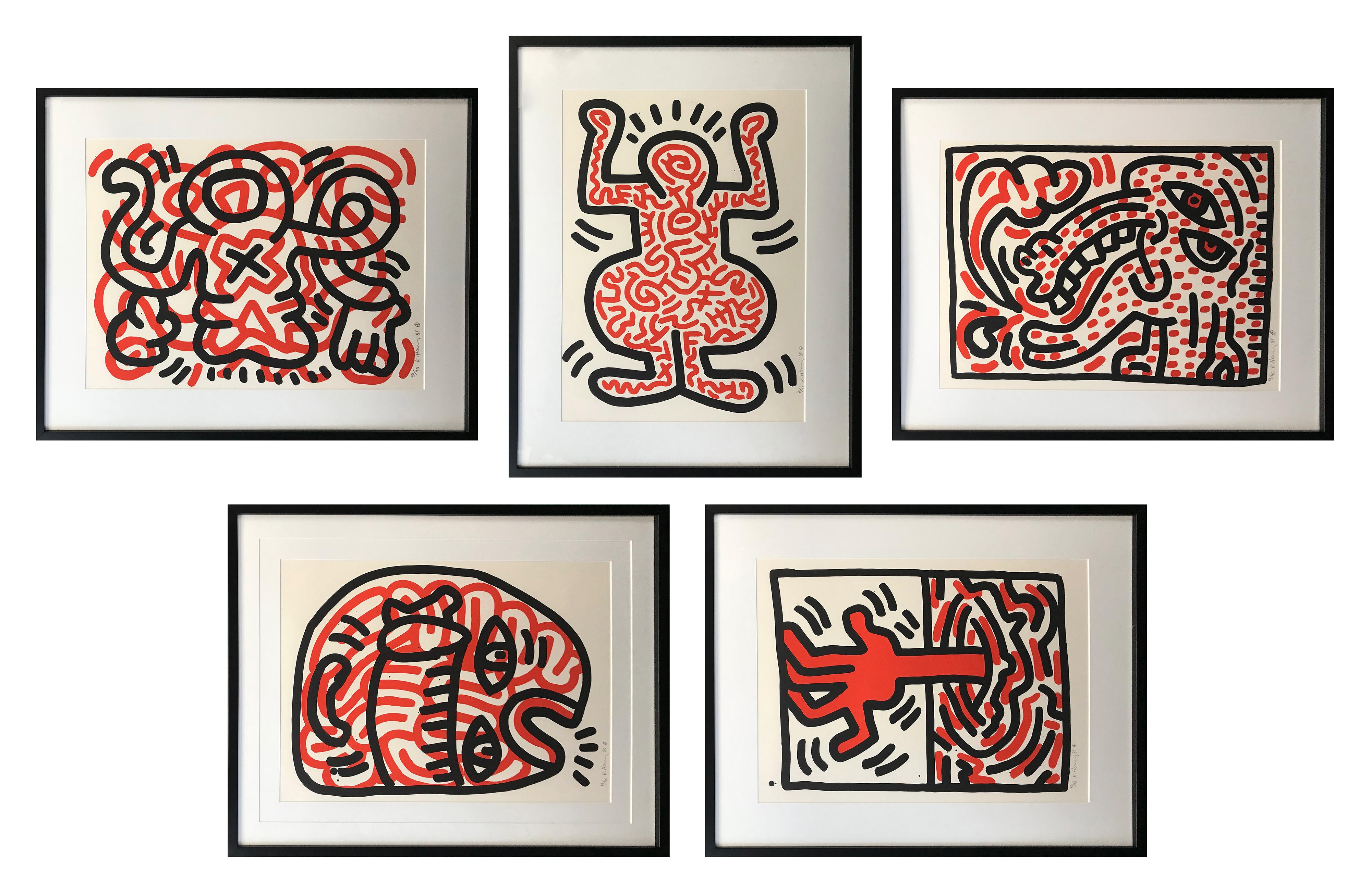 Keith Haring Figurative Print - LUDO